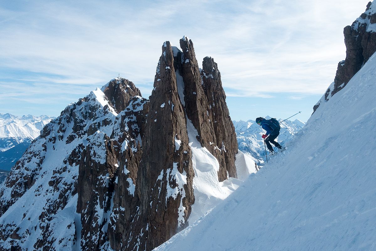 Für die Kitzbüheler Alpen eine echt fotogene Szenerie