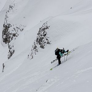 Eine von vielen Spitzkehren