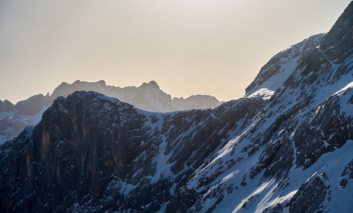 Blick von der Ferrata in die Schöngänge