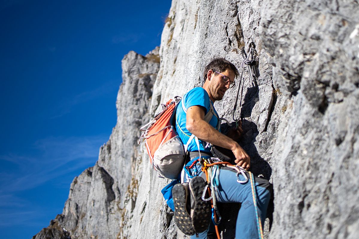 In der Route Heimvorteil an der Niedersesselwand