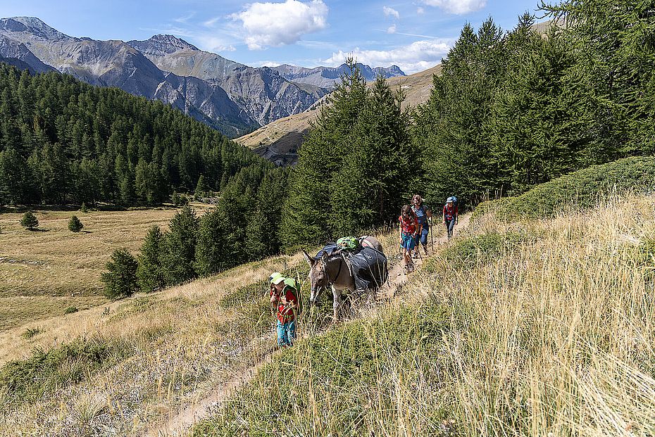 Auf dem Weg ins Valle Blanche