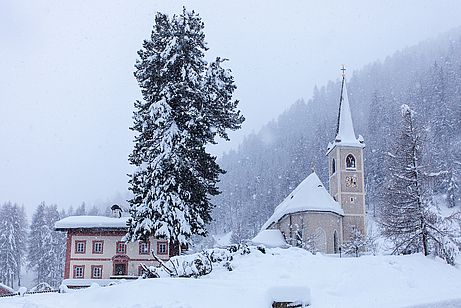 Schneefall am Samstag in Kalkstein 