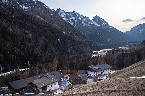 Der Weiler Stein im Pfitscher Tal