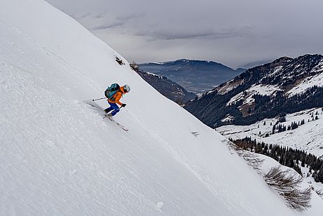 Die Skisafari nach Fieberbrunn führt über den Weißkopfkogel