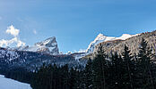 Blick von unten ins Watzmannkar