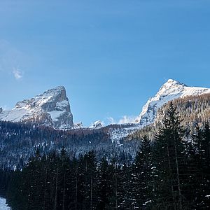 Blick von unten ins Watzmannkar