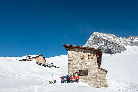 Nachmittagspause an der Geraer Hütte