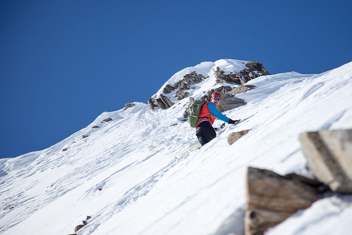 Gipfelanstieg auf die Rainbachspitze 