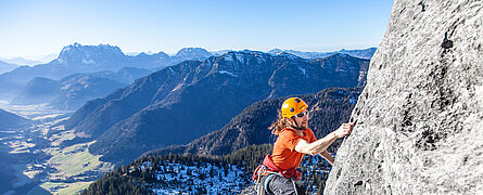 Klettern an der Steinplatte und an der Loferer Alm