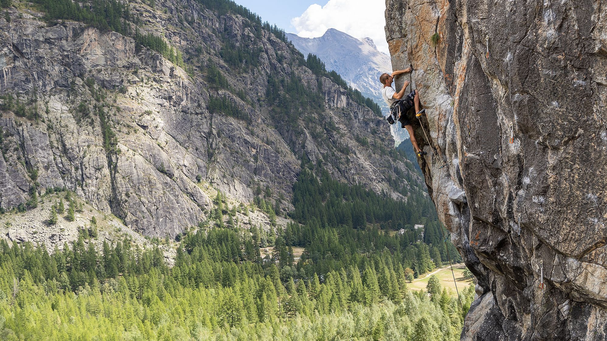 Klettern in Ailefroide bei Briancon