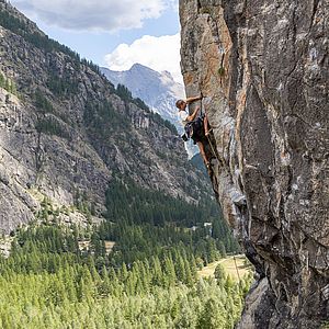 Klettern in Ailefroide bei Briancon