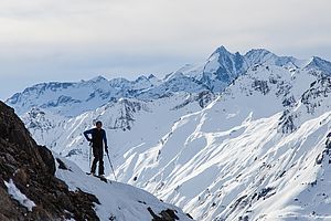 Blick vom Rührkübel zum Großglockner 