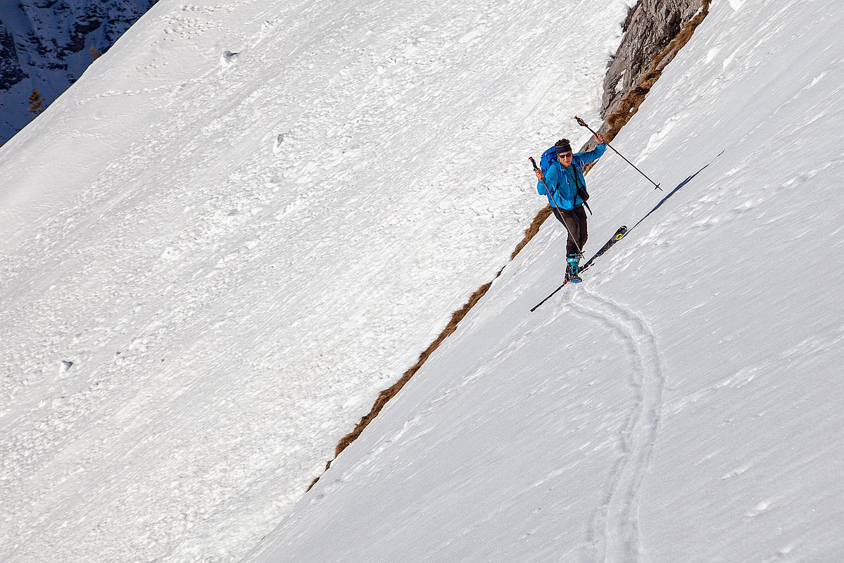 Aufstieg zur Östlichen Karwendelspitze