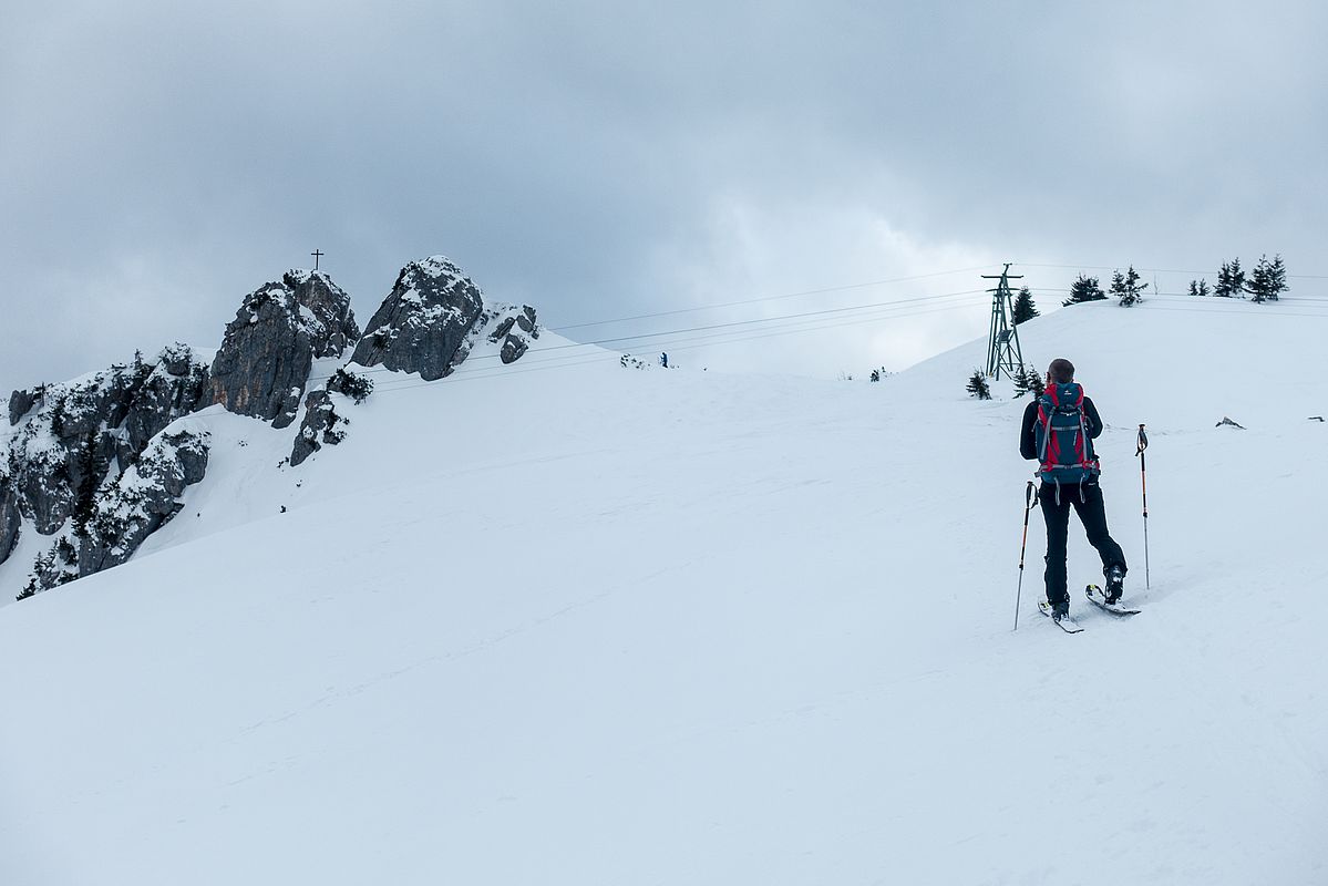 Die letzten Meter zur Lacherspitze