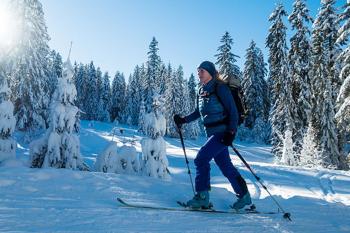 Winterlandschaft unter der Dürnbachalm