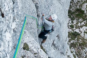 Kletterroute an der Reiteralm - Sternschnuppe