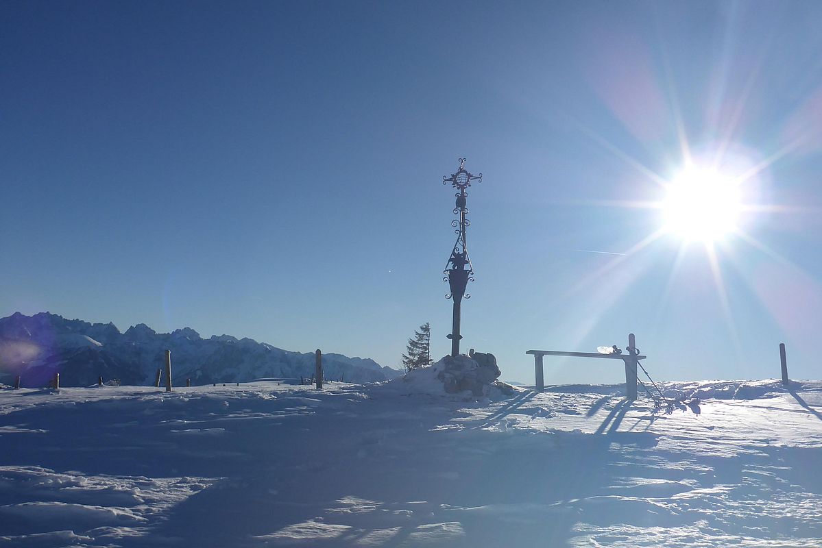 Traumhaftes Wetter am Zinnenberg.