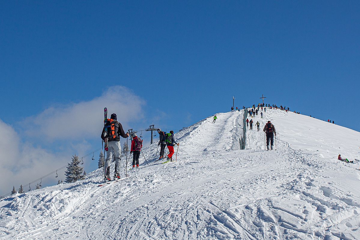 Ziemlich viel los heute am Roßkopf