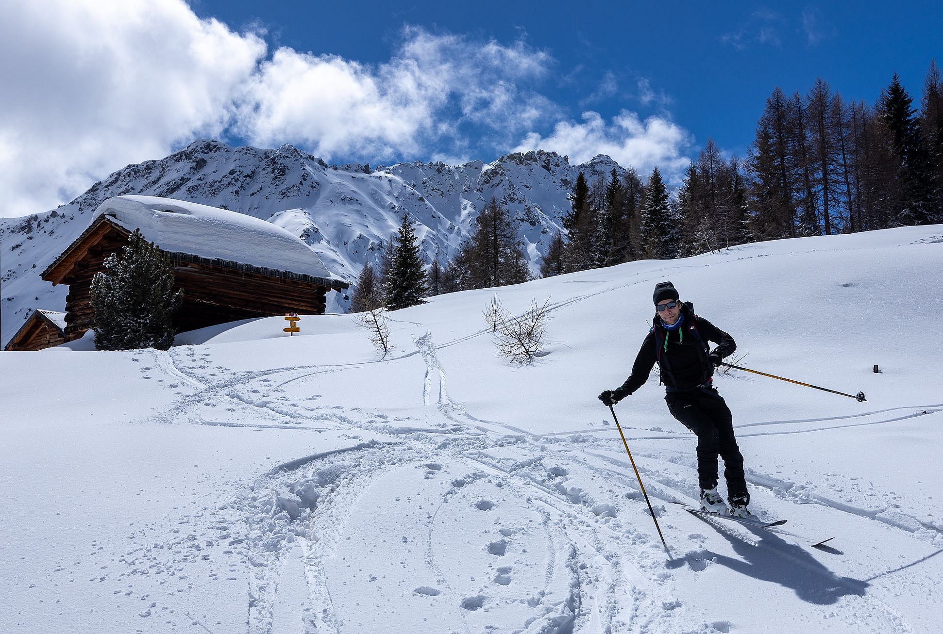 An der Alp Munter ist es dann schon etwas pappiger