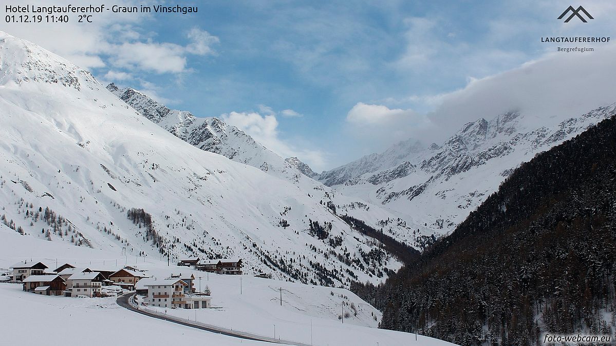 Webcam Langtaufers am ersten Dezember