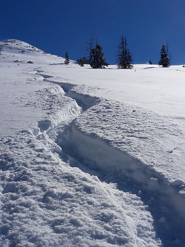 Schöner Pulverschnee