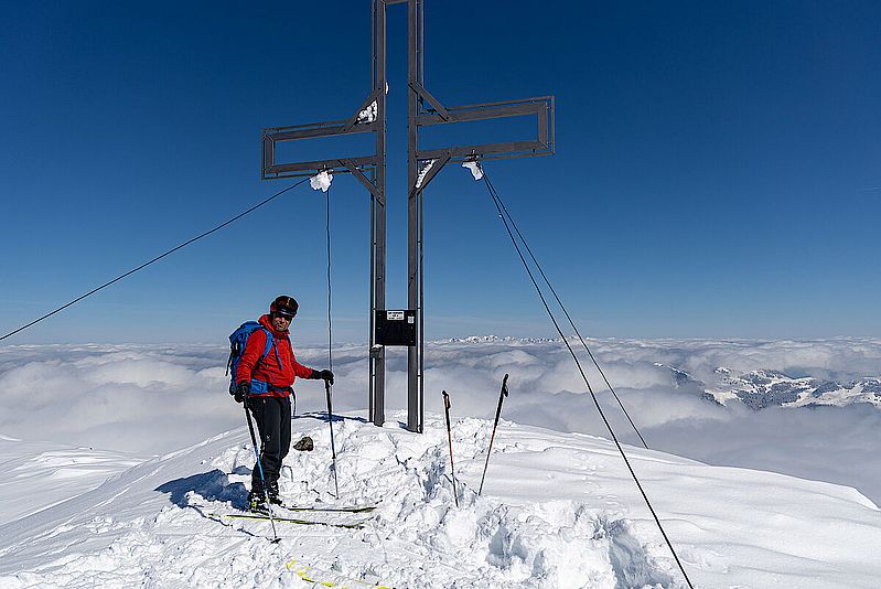 Blick über der Hochnebeldecke