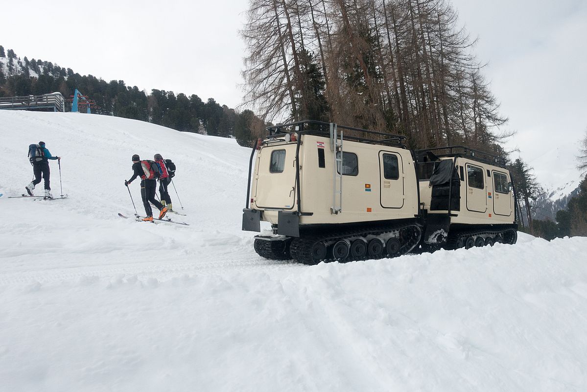 Alternativer Skilift der Masebenhütte