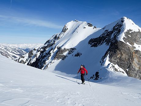 Gipfelanstieg zur Wollbachspitze