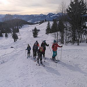 Gute Bedingungen zwischen Goglalm und Aueralm