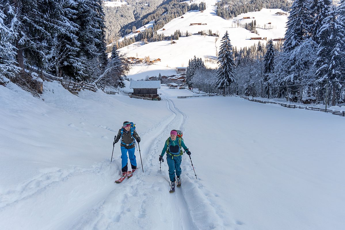 Schon eine Top-Schneelage im Alpbachtal