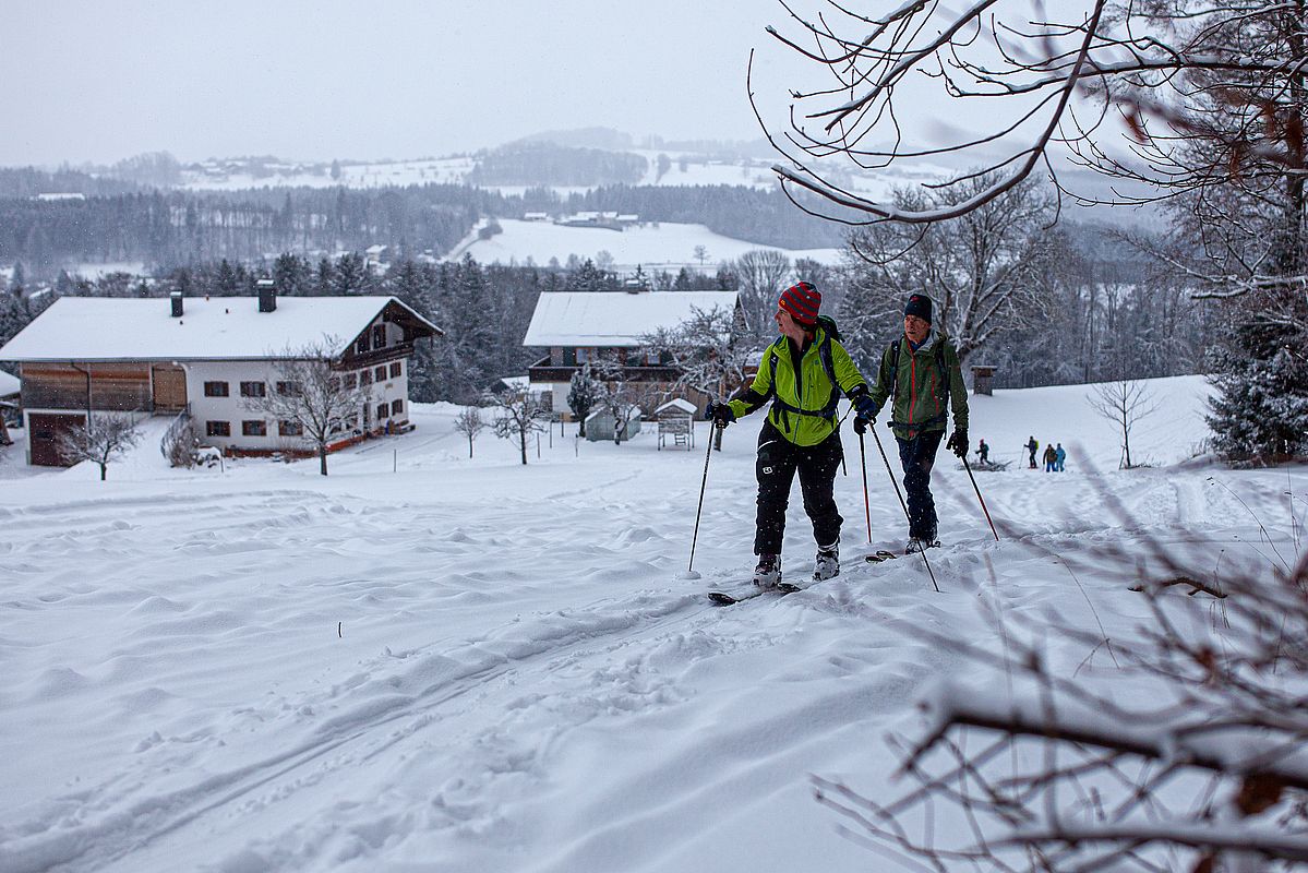 Aufstieg über den Sagberg