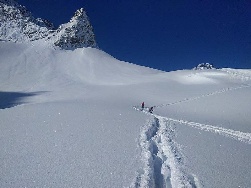 Viel Neuschnee am Arlberg