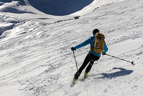 Abfahrt von der Seekarlspitze