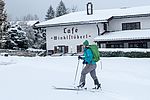 Start am Winklstüberl bei gut 10 cm frischem Neuschnee.