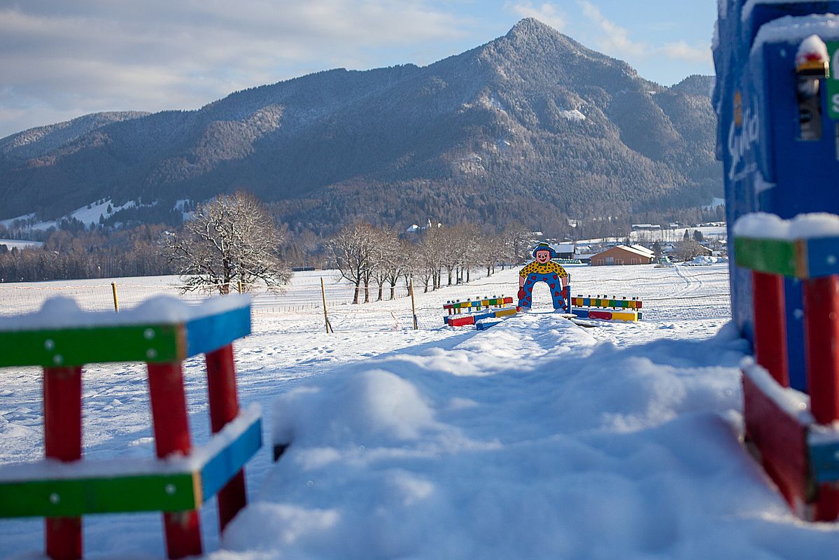 Im Kinderland am Draxlhang herrscht Winterstarre