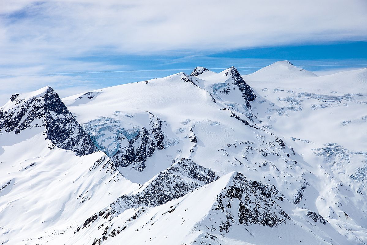 Super Ausblick vom Wildkogl zum Großvenediger. 