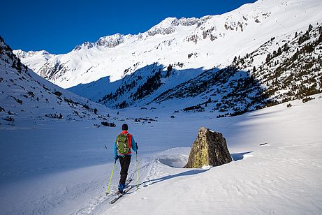 Aufstieg zur Rainbachspitze durchs Windbachtal.