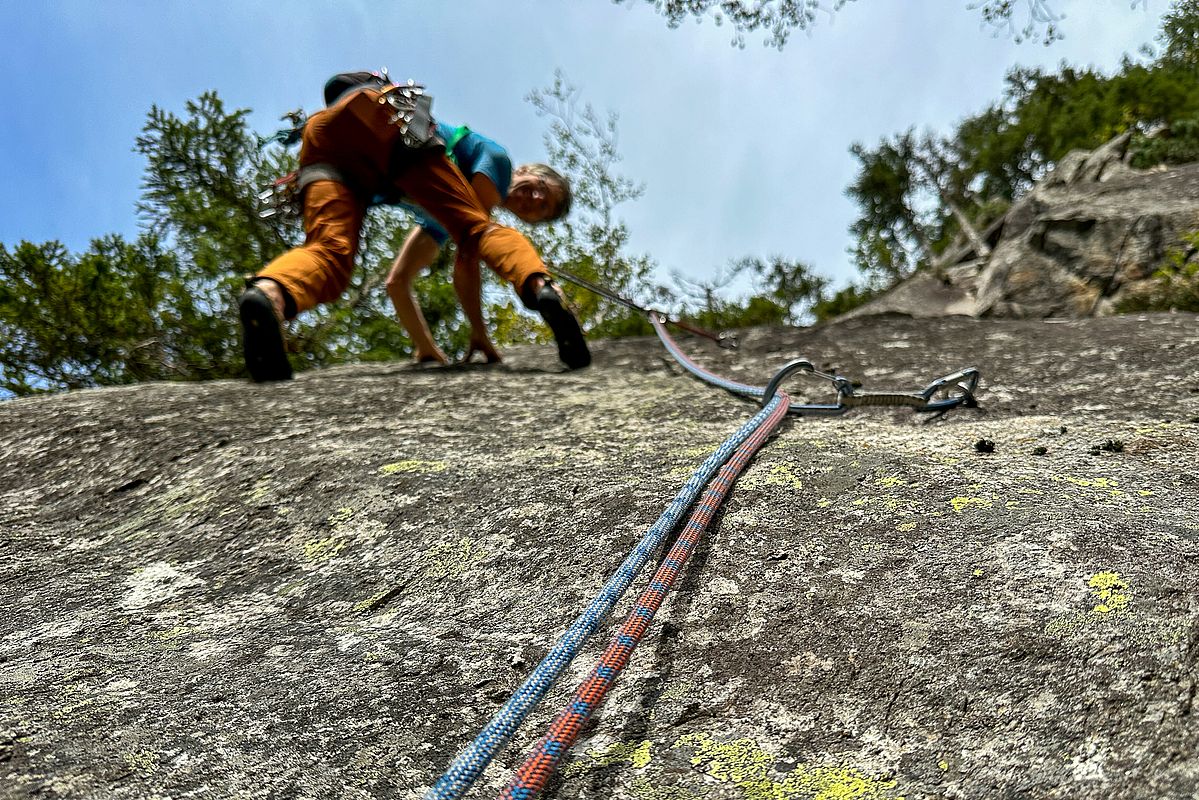 Tolle Granitkletterei im Adlernest