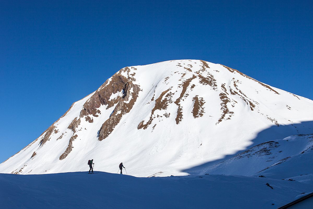 Aufstieg von der Anhalter Hütte zum Tschachaun.