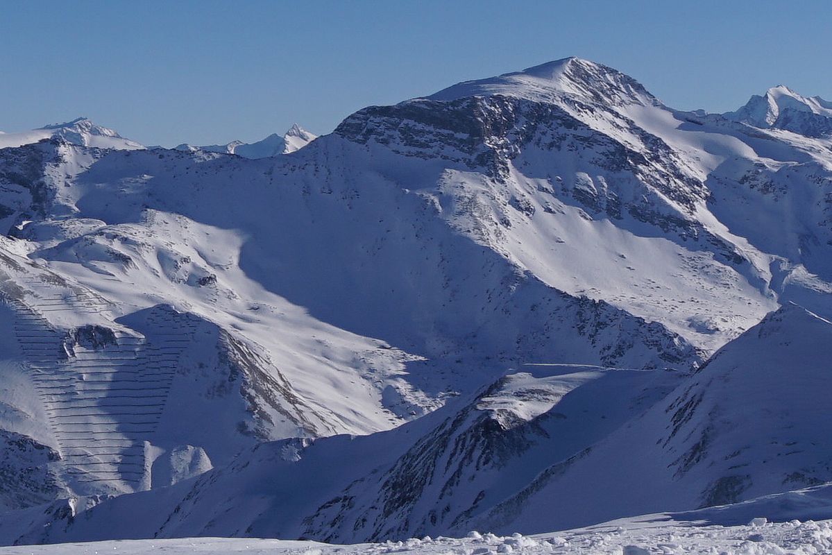 Gipfelblick vom Geier zum Hohen Riffler