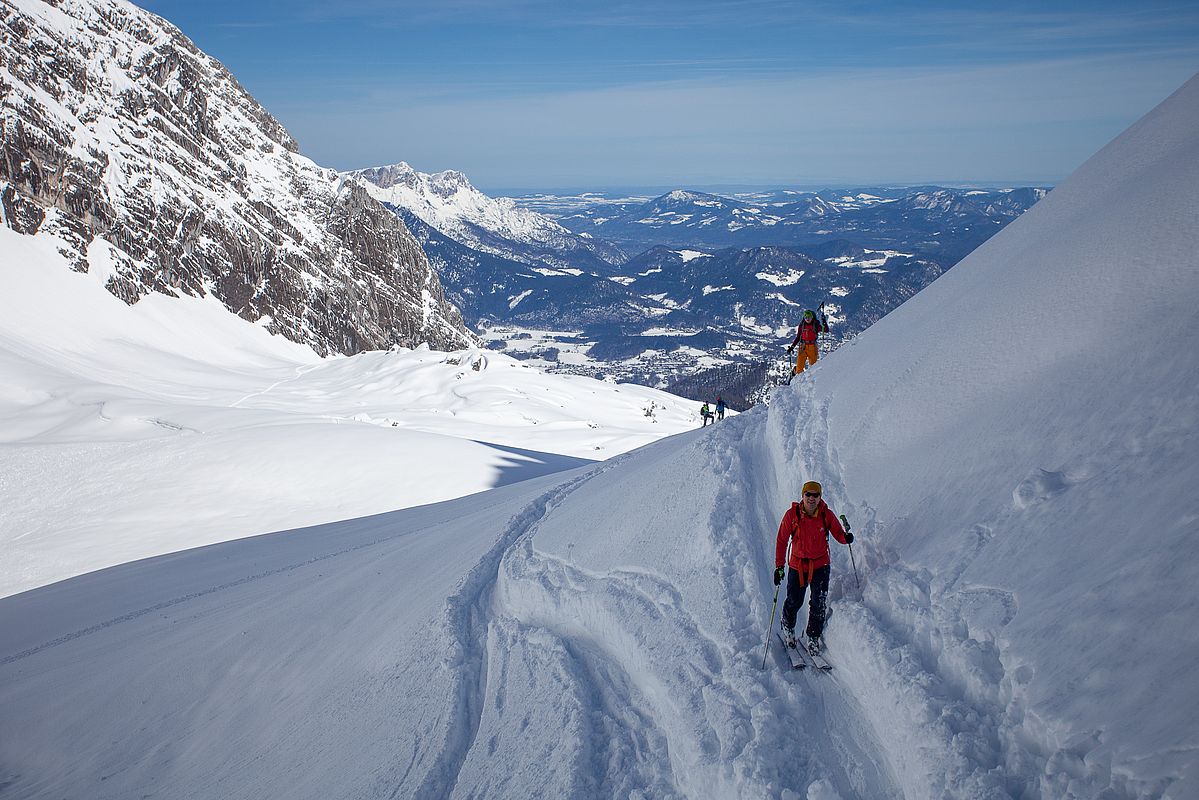 An der Abzweigung zum Fünften Kind entscheiden wir uns für die Skischarte