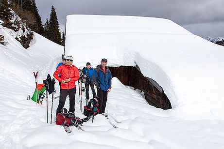 Viel Naßschnee an der Tofernalm