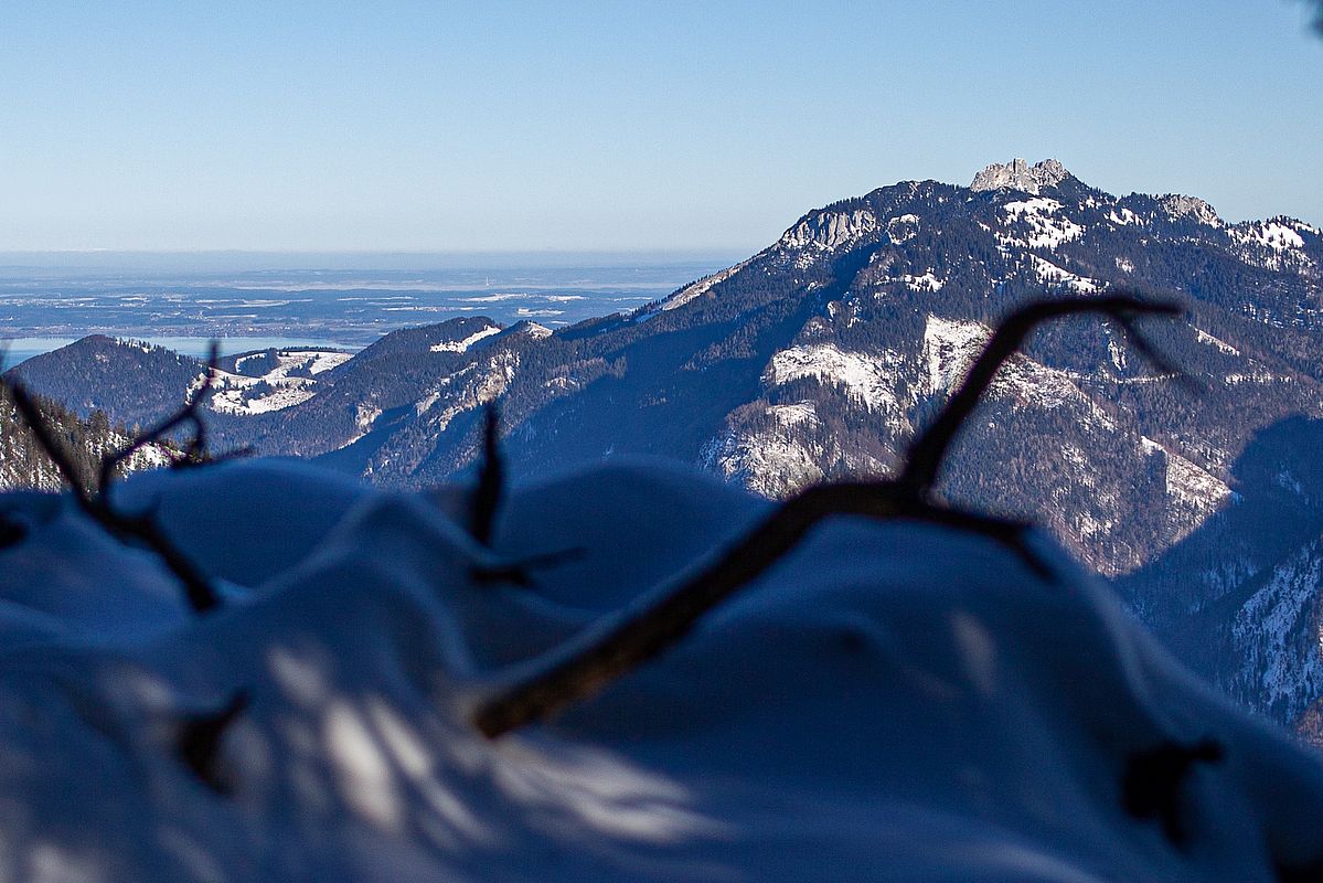 Kampenwand und Chiemsee