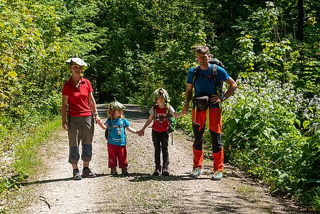 Bei Wanderungen mit der Familie sind weiterhin keine Kontaktbeschränkungen zu beachten