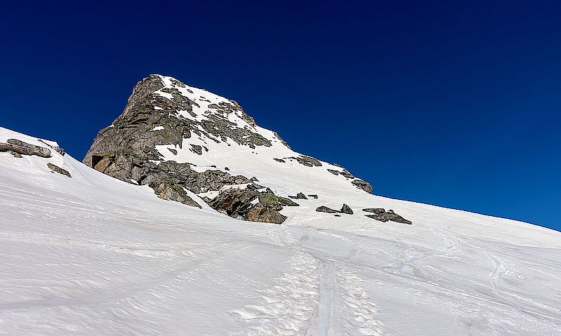 Gipfelaufbau der Popbergspitze