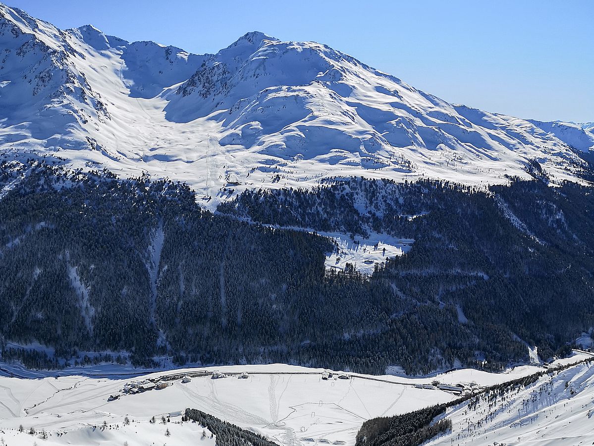 Blick auf die Nordhänge der Mitterlochspitze