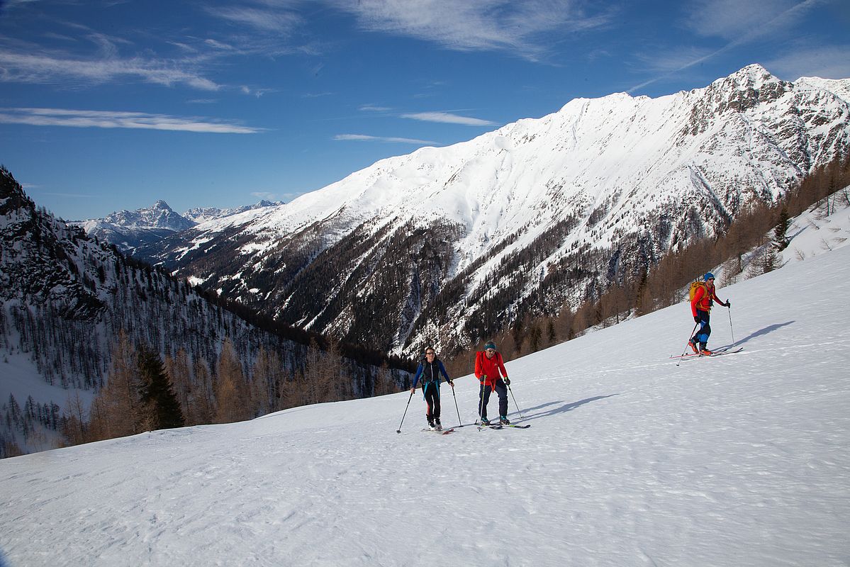 Tolles Skigelände oberhalb der Arnalm