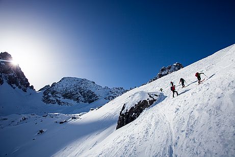  Aufstieg zur Kogelseespitze.