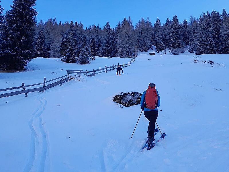 Wenig aber ausreichend Schnee