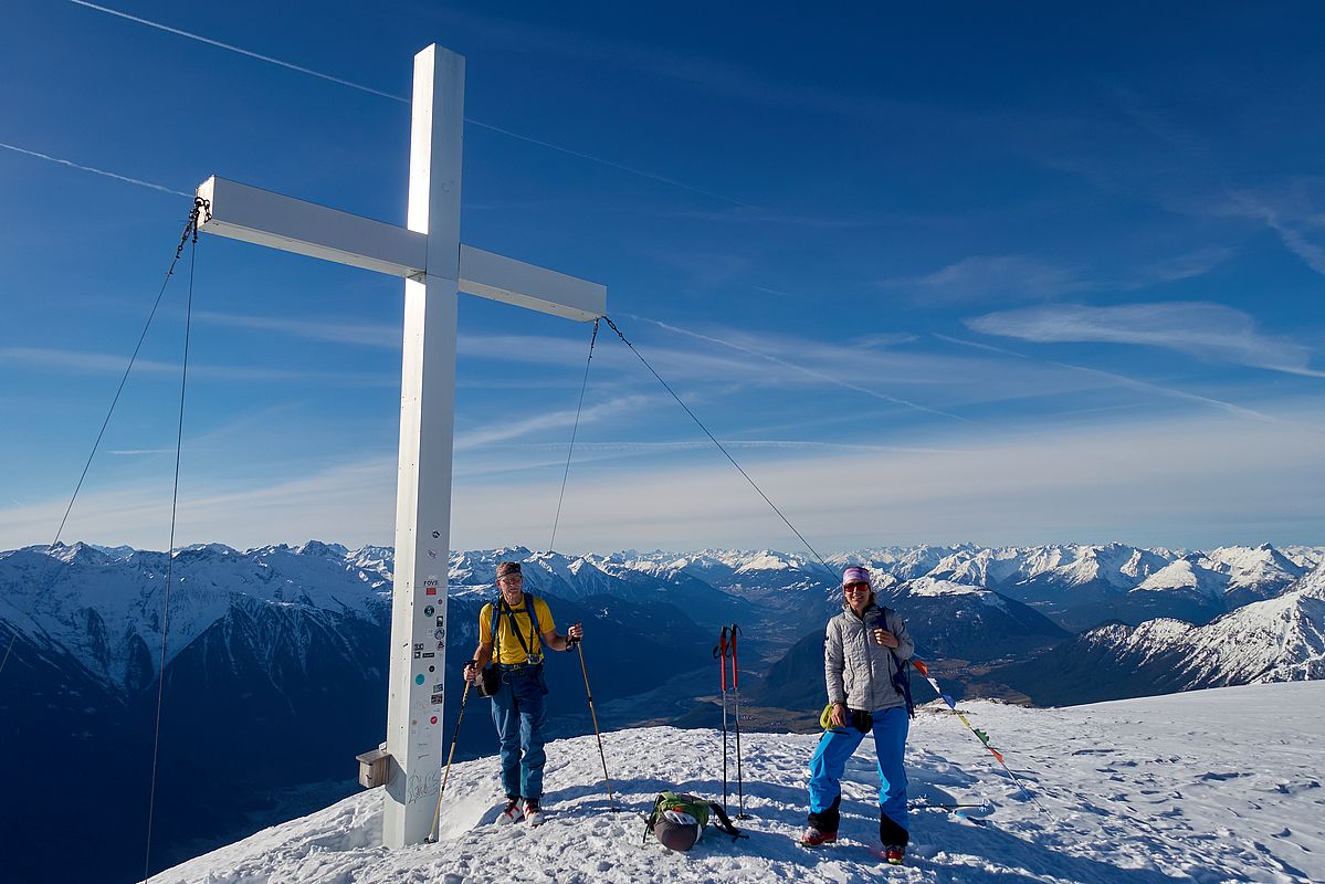 Auf dem Ostgipfel der Hohen Munde